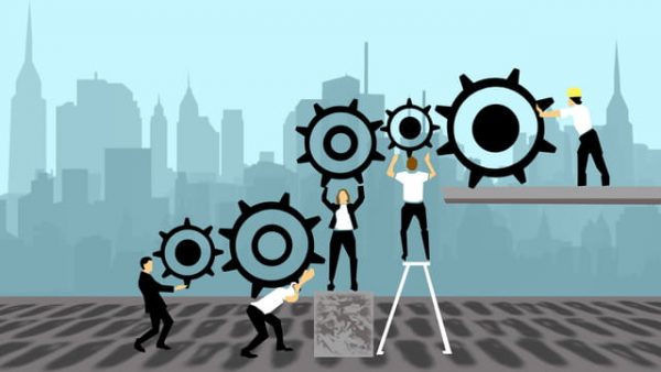 Team Cooperation Illustration Unity Illustration (Turbo Premium Space)