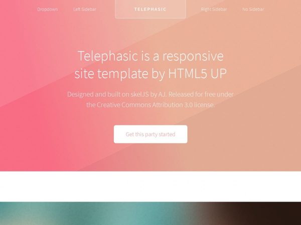 Telephasic - Best HTML5 Template